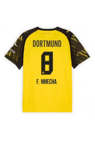 Borussia Dortmund Felix Nmecha #8 Jalkapallovaatteet Kotipaita 2025-26 Lyhythihainen Borussia Dortmund Felix Nmecha #8 Jalkapallovaatteet Kotipaita 2025-26 Lyhythihainen